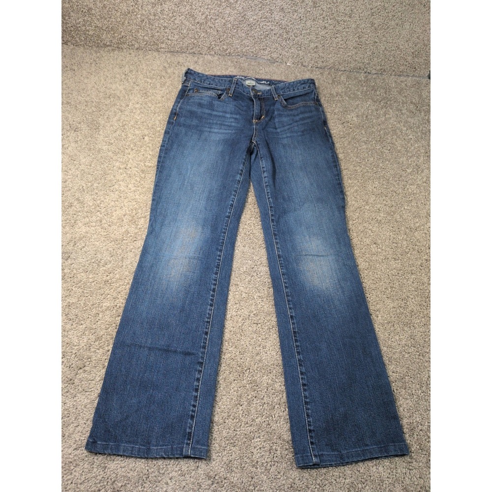 Eddie Bauer Slightly Curvy Bootcut Jeans Blue Medium Wash Denim Size 6